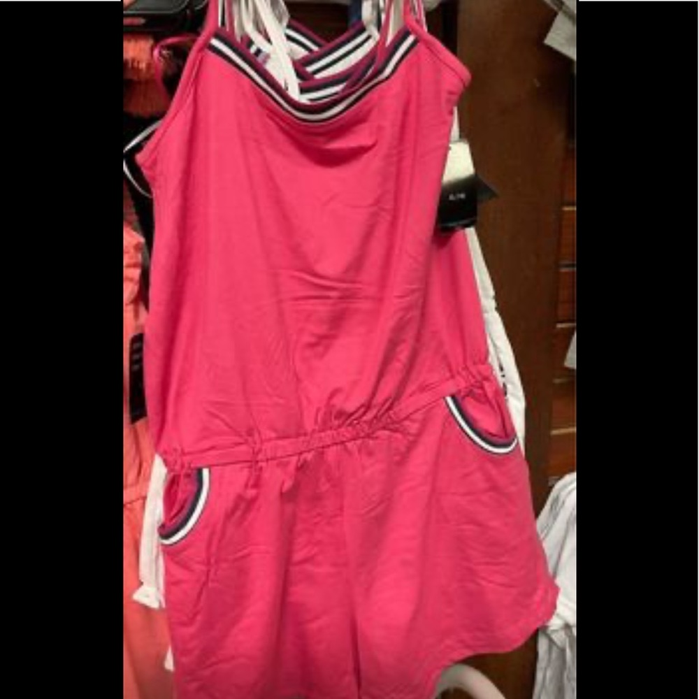 Pink kids romper